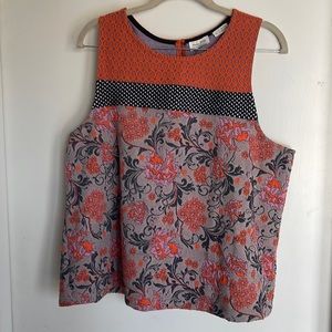 Anthropologie Meadow Rue Floral Top